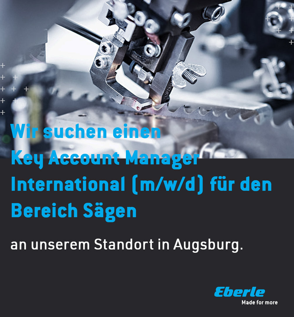 Key Account Manager International (m/w/d) für den Bereich Sägen