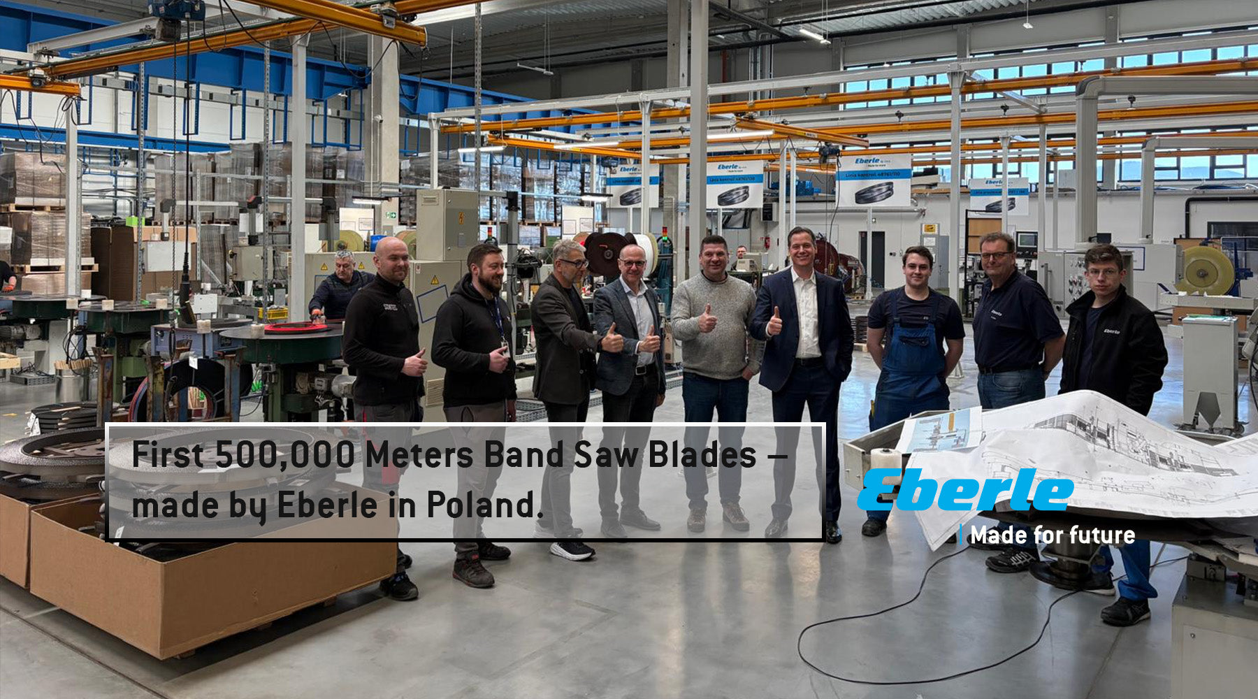Eberle Polska – Starkes Wachstum und ein wichtiger Meilenstein für unsere Zusammenarbeit - J.N. Eberle & Cie.