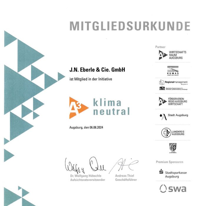 Eberle bei Initiative „A³ klimaneutral“ aktiv🌱⚙️ - J.N. Eberle & Cie.
