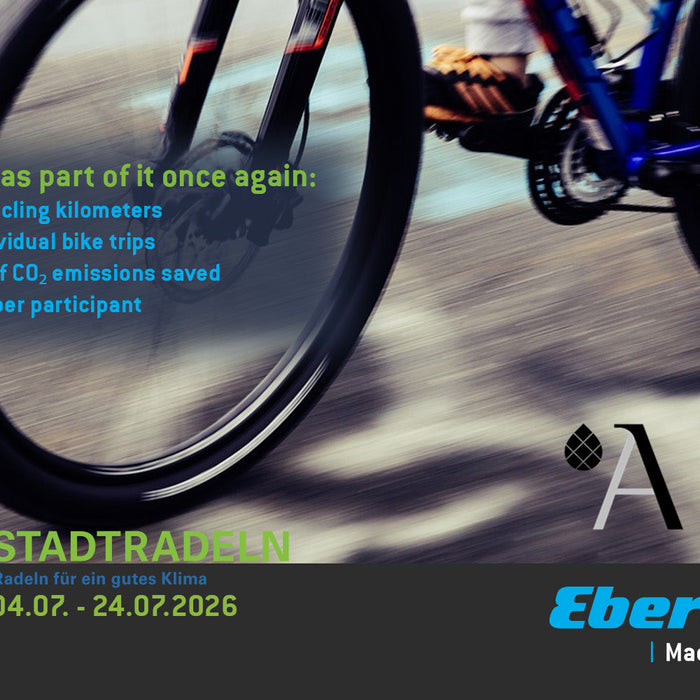 STADTRADELN 2026 | Ein starkes Zeichen für den Klimaschutz – Danke an unser Eberle-Team! 💚