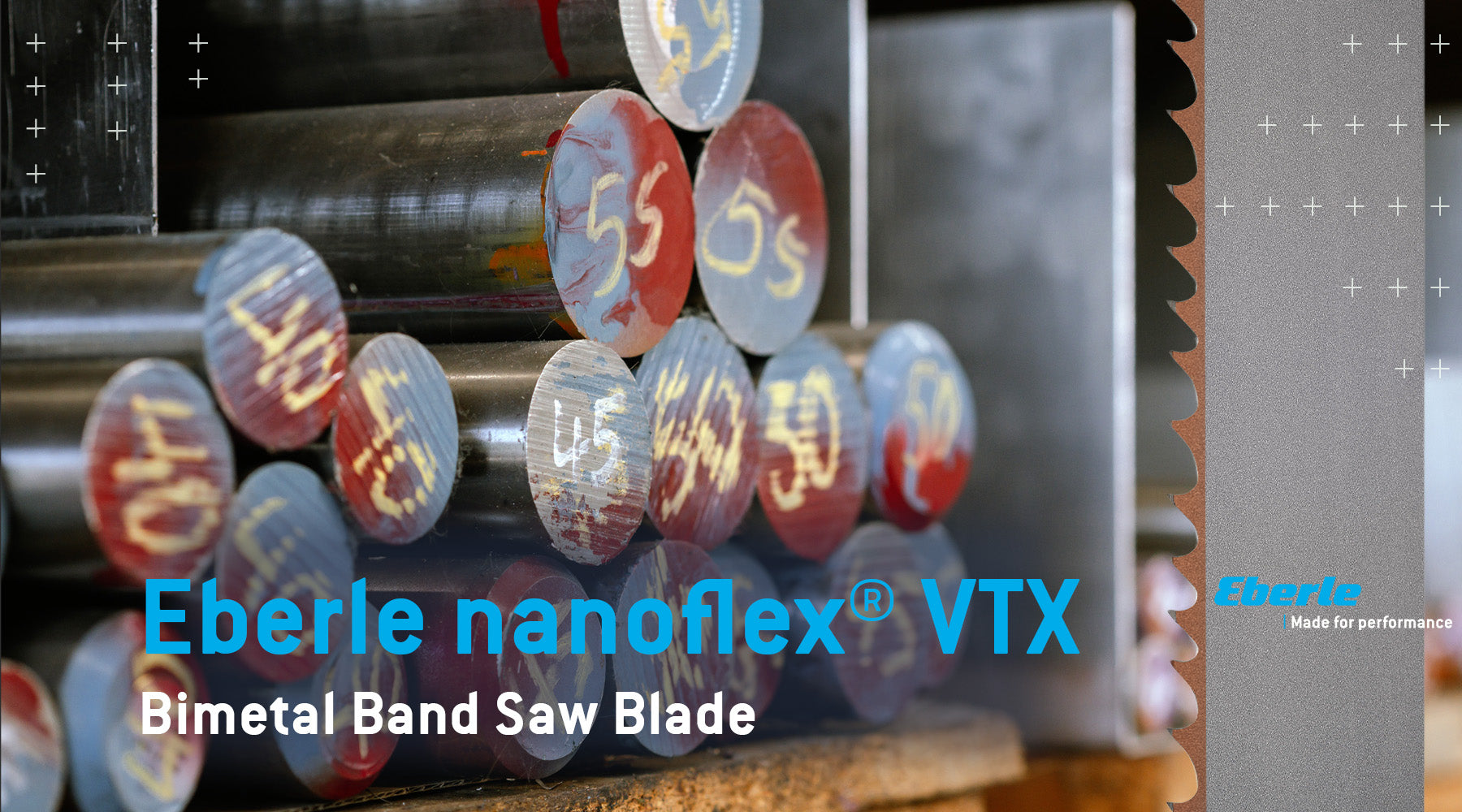 Eberle duoflex/nanoflex® VTX | Bimetallbandsägeband für anspruchsvolle Werkstoffe